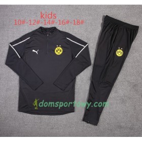 Borussia Dortmund Dziecięcy Komplet Bluzy Treningowe Czarny 2018-2019
